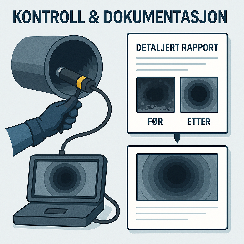 Steg 4: Kontroll & dokumentasjon